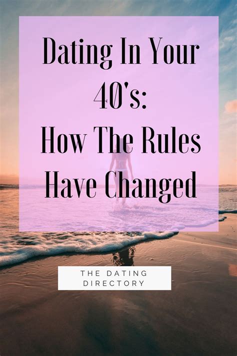 dating over 40 rules